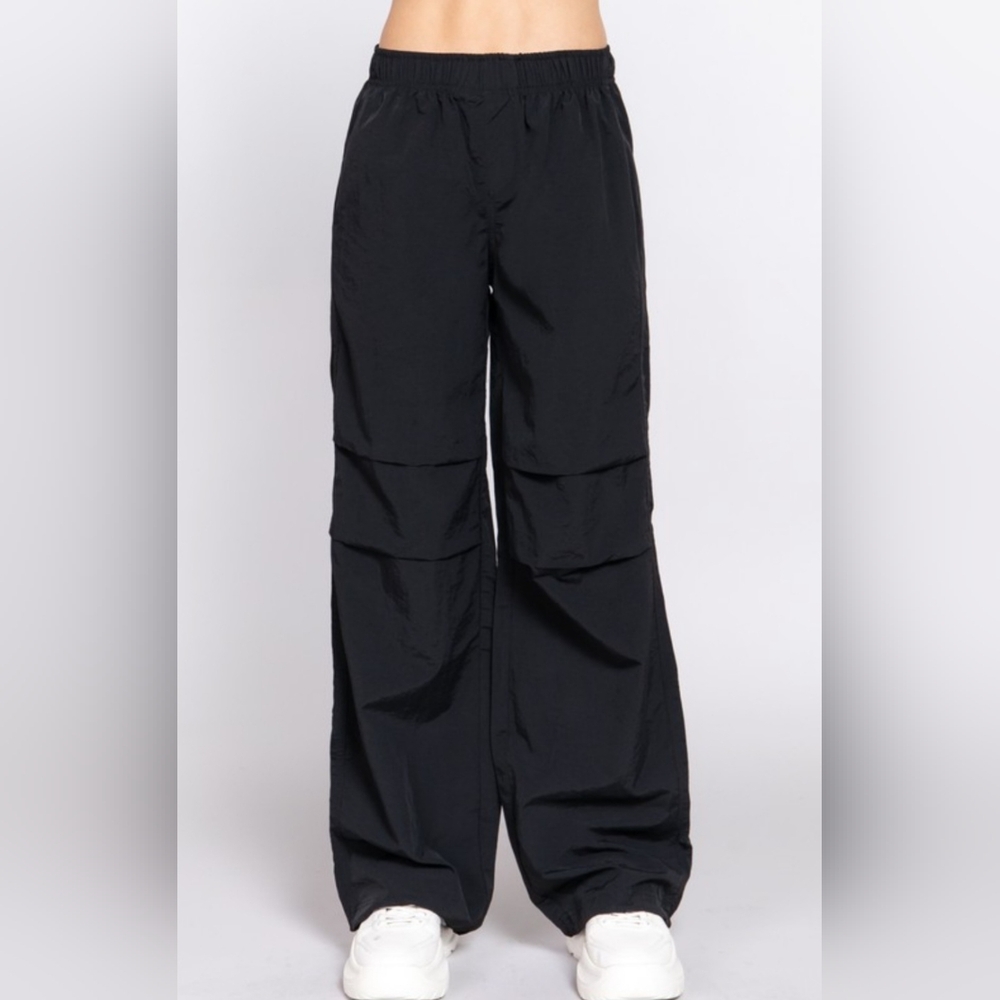 #124 🚨 SALE 🛑S, L BOHO FABULOUS WAIST ELASTIC PARACHUTE PANTS - Picture 2 of 13